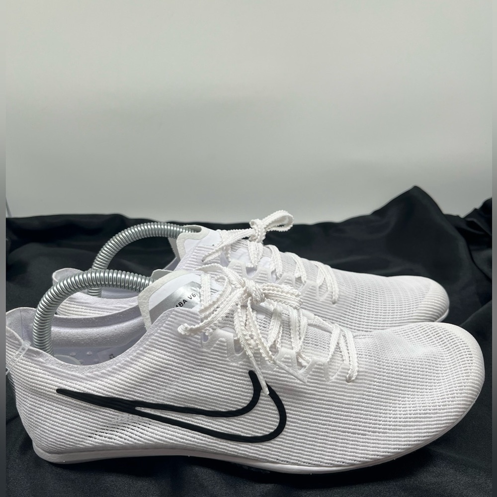 Nike‎ Zoom Mamba 6 Track & Field Distance Spikes White Men's Size 9.5 DR2733-100